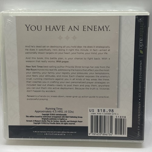 Fervent A Woman's Battle Plan for Strategic Prayer 4 CDs,