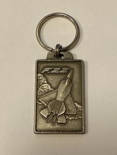 Vintage Lockheed Boeing General Dynamics F-22 Raptor Keychain Key Chain Fob