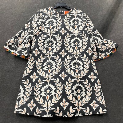 LA DOUBLEJ 24/7 Floral Mini Dress Women's Size M Black/White