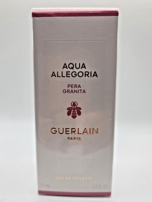 Guerlain Aqua Allegoria Pera Granita Eau de Toilette 2.5 Fl Oz new in box sealed