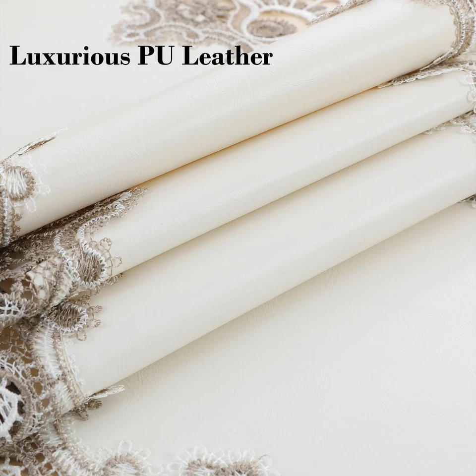 Vintage Lace Table Runner Macrame Embroidered Floral Table Runners for Kitche... - Image 4 of 4