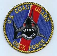 US COAST GUARD USCG "DECK FORCE" SHOULDER SLEEVE INSIGNIA PATCH