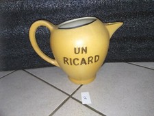 Pichet jug UN ricard grès céramique rond 1L anisette n2 
