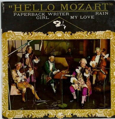 Curiosité collector pour fan des BEATLES : FR EP - HELLO MOZART - Photo 1/2
