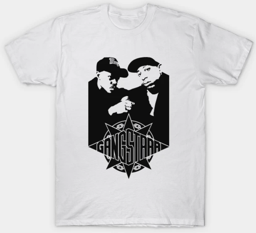 Gang Starr Shirt Size S-3XL White Hip Hop Rap Tee Music Fan Art
