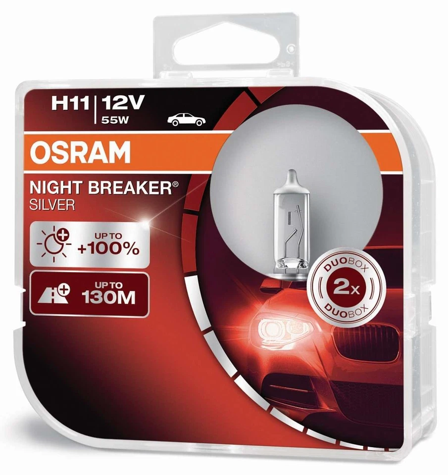 Original Osram Night Breaker Lampen H1 H4 H7 H11 Duo Box Halogen Scheinwerfer 