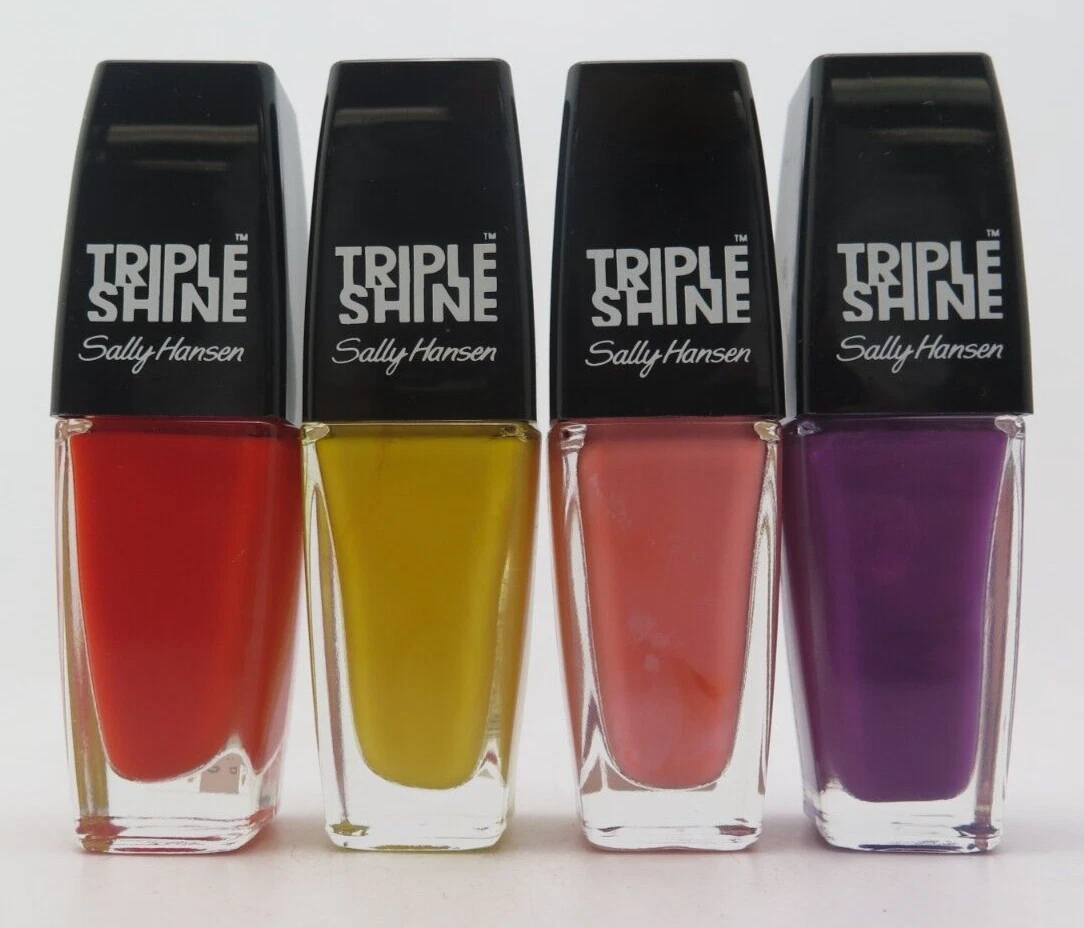 Sally Hansen Triple Shine Nail Color 0.33 Oz * Four Pack*