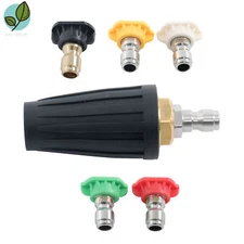 3600 Psi 1/4 Inch High Pressure With 5 Spray Nozzles Rotating Turbine Nozzle Set