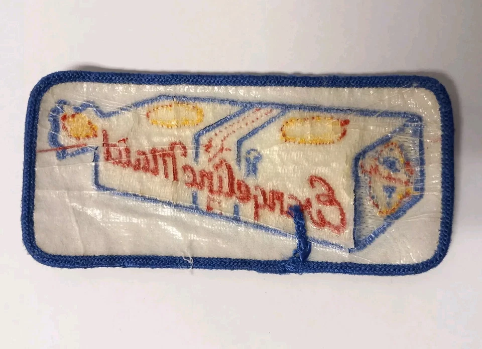 Parche uniforme Evangeline Maid Bread vintage rectangular grande Louisiana Lafayette  Foto 2 de 4