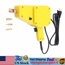 Auto Body Dent Repair Kit 800VA Electric Stud Welder Gun w/ Puller Hammer Set