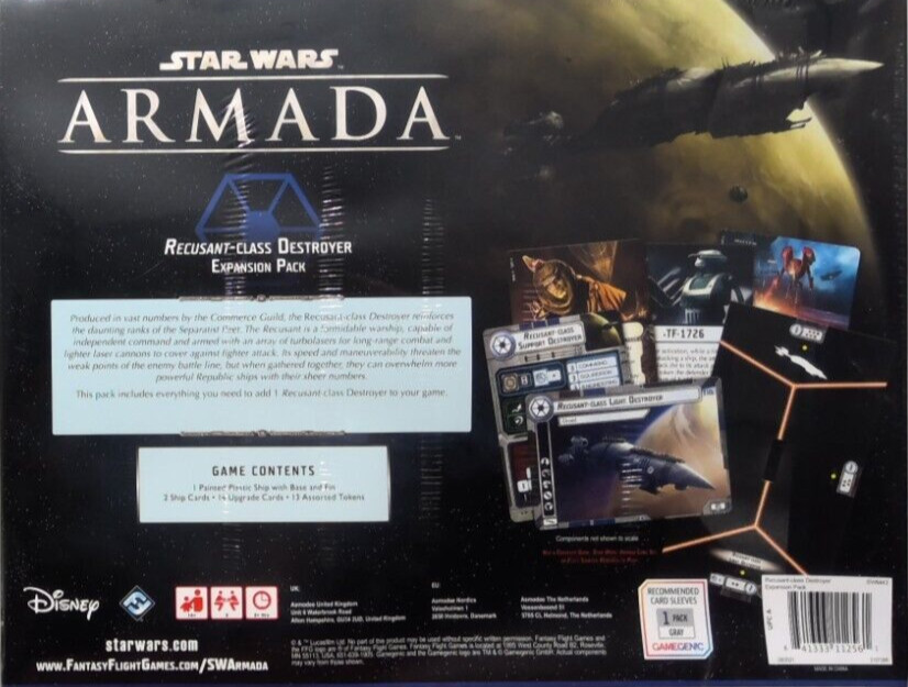 STAR WARS ARMADA RECUSANT-CLASS DESTROYER EXPANSION PACK BRAND NEW