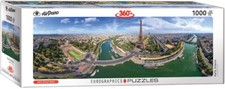 Paris, France 1000 Piece Panoramic Jigsaw Puzzle Eurographics New
