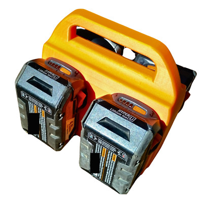 AEG 18V Battery Caddy   4 Battery Holder - Store 18v Batteries