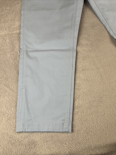 Ben Sherman mens light blue straight fit stretch pants size 34x30 - Picture 2 of 11