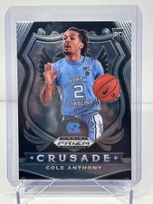 2020-21 Prizm Draft Basketball Cole Anthony North Carolina Hyper Prizm RC insert