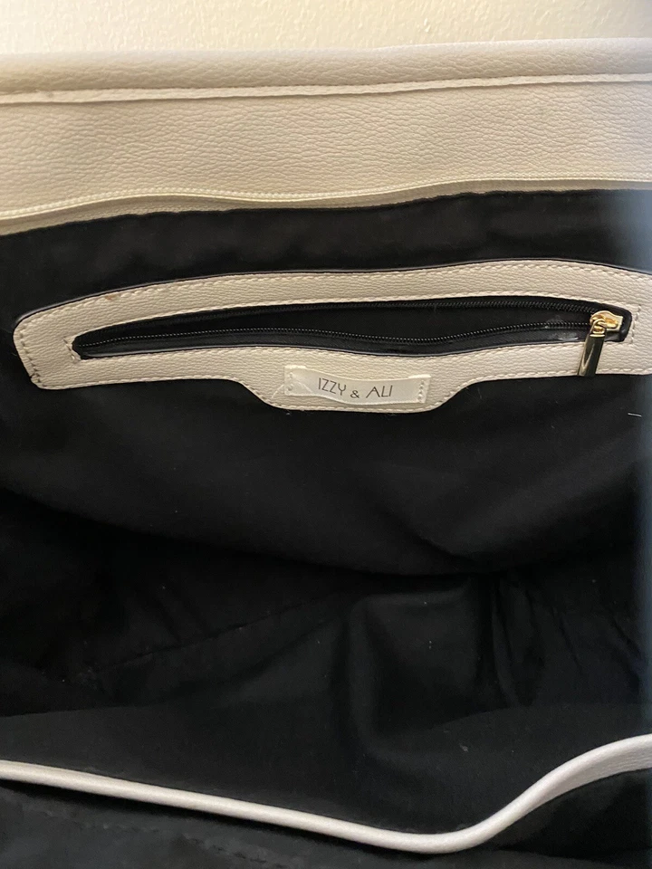 Bolso de Mano Bandolera Izzy & Ali Paja Tostado A5 Foto 4 de 4