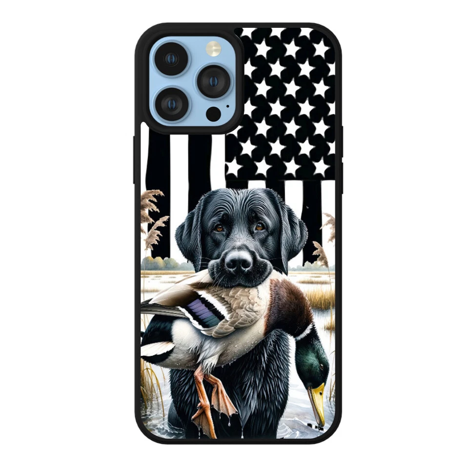 Funda de teléfono con bandera de caza de pato para iPhone hombres niños duradera a prueba de golpes Foto 2 de 4