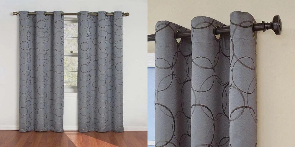 Eclipse Blackout Curtains Silver Flash Sales Varsana Eclipse Blackout Curtains Silver Flash Sales Varsana