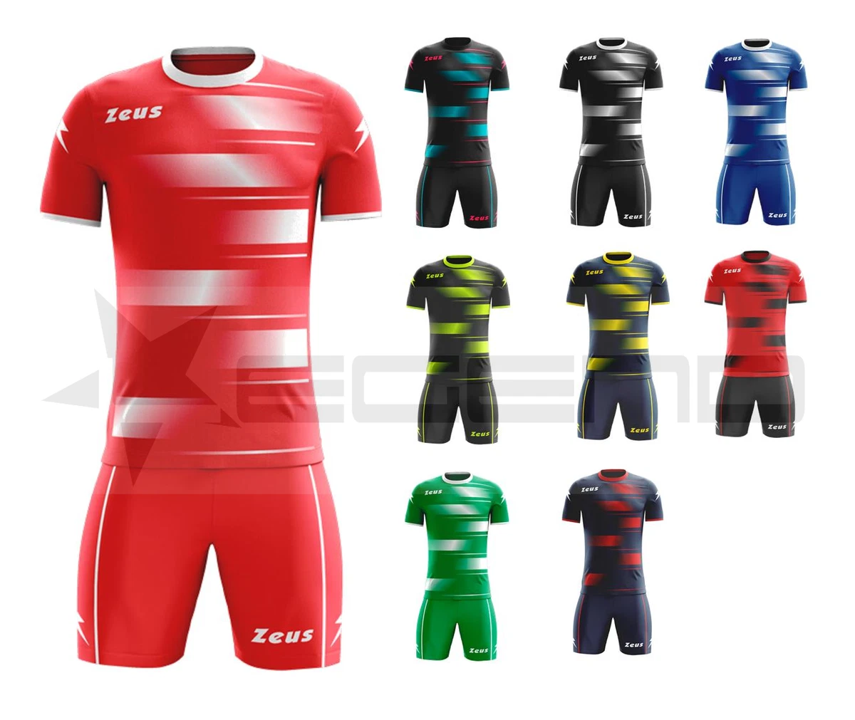 Completino Zeus Kit Robert Sport – Corsa E Atletica – Grigio-Arancio – Senza Maniche Con Chiusura A Cerniera – Taglia S