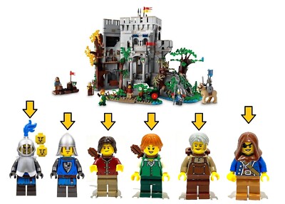 LEGO  Minifiguren aus 910001 Bricklink Design Program: Castle in the Forest NEU