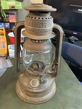 Antique NIER FEUERHAND NR 280 Oil Lantern Germany Lantern / Clear Unmarked Globe