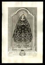 santino stampa popolare 1800 MADONNA ADDOLORATA-BARI