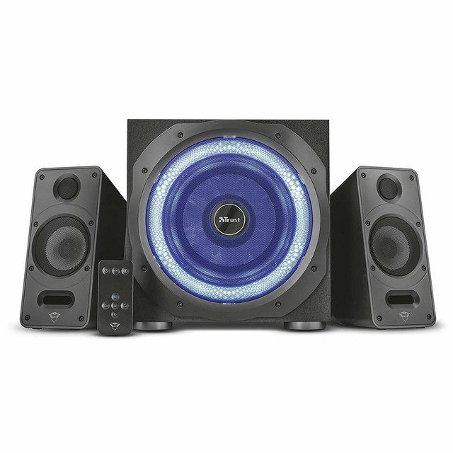 trust subwoofer speaker set