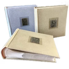 Premium Photo Album 200 Photos Acid Free Archival Family Wedding Blue or Green