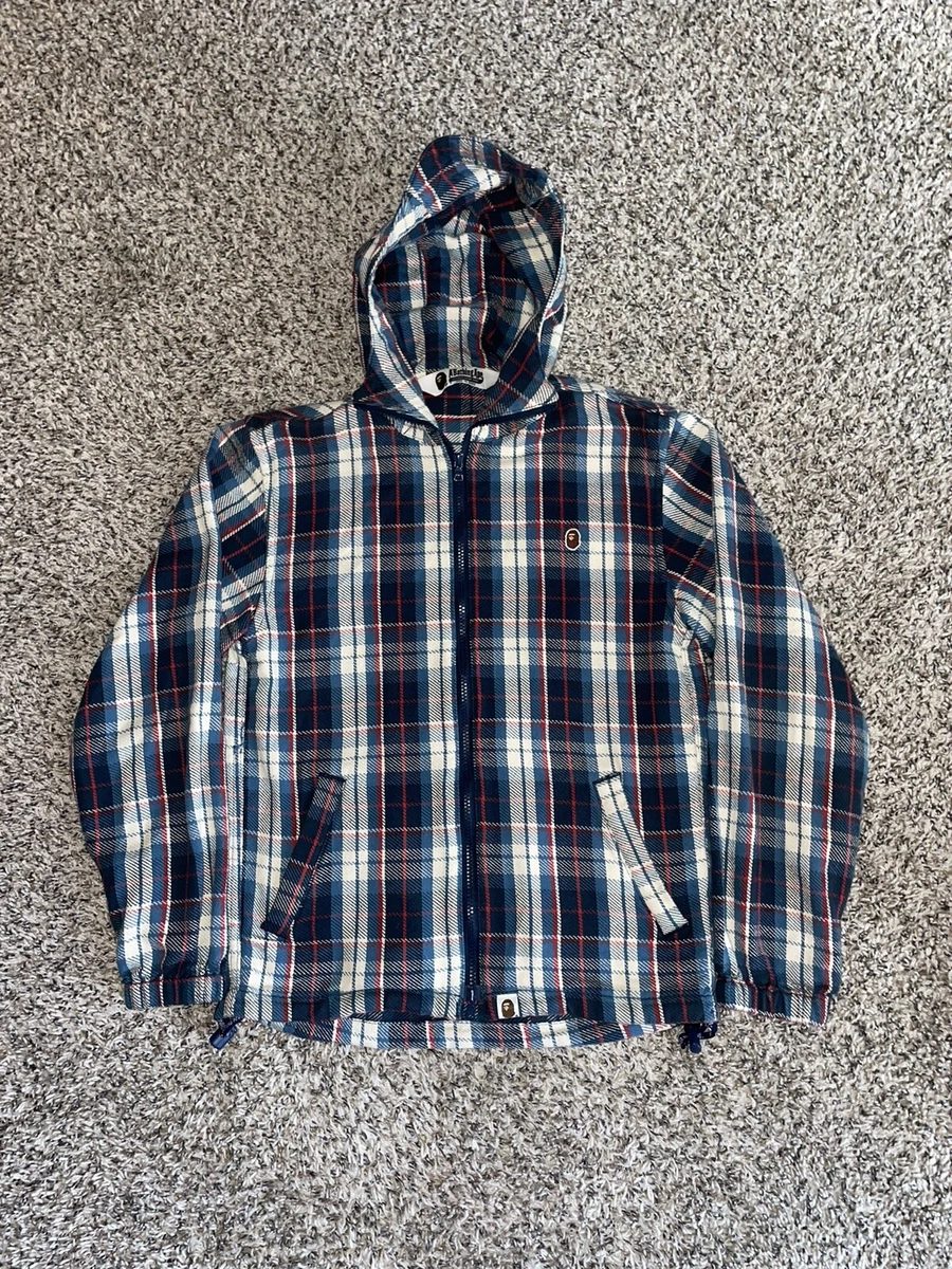Plaid jacket with grey hood new arrivals