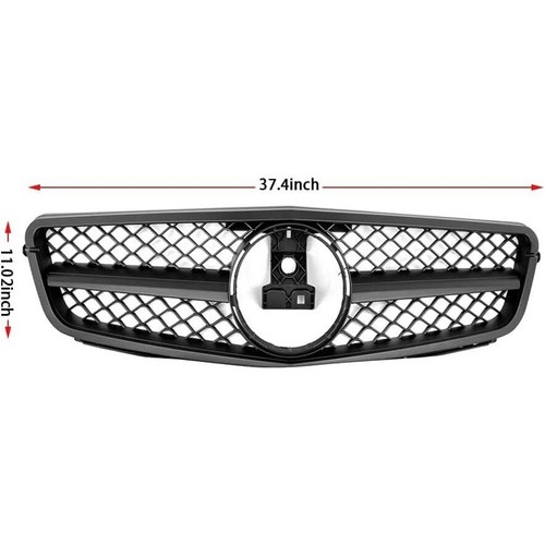 Grill Compatible For Mercedes Benz W204 C Class 2008-2014 - Picture 5 of 9
