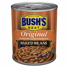 Bush's Best Baked Beans Original Seasoned with Bacon & Brown Sugar 8.3 oz [12...
