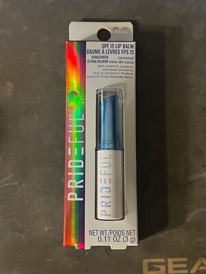 Prideful Coconut Lip Balm SPF 15 .11 oz New