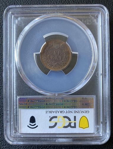 1874 Indian Head Cent 1c PCGS AU Details - Picture 3 of 3