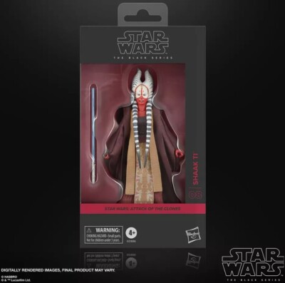 HASBRO Star Wars The Black Series Shaak Ti Figur G0886 15 cm Neu