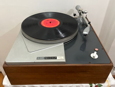 REK O KUT N 33 H turntable with Micropoise tone arm & Audio