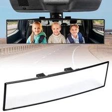 JOYTUTUS Universal Convex Rear View Mirror, Clip-On Panoramic Reduces Blind Spot