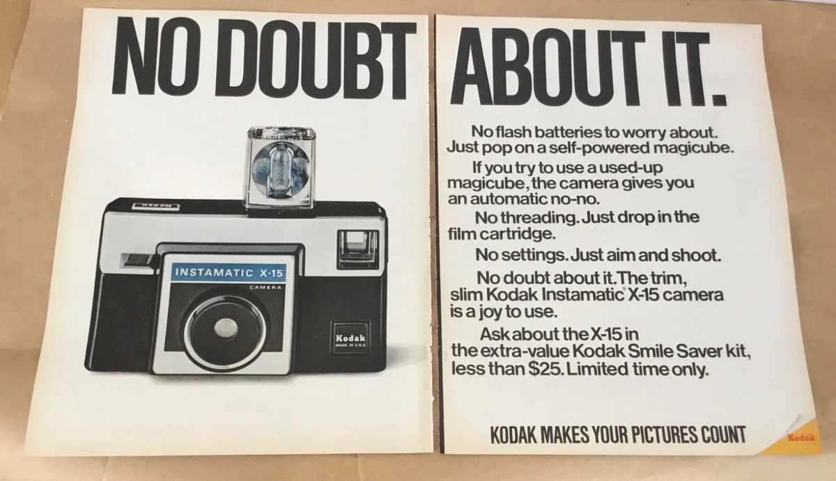 kodak instamatic camera 1970s