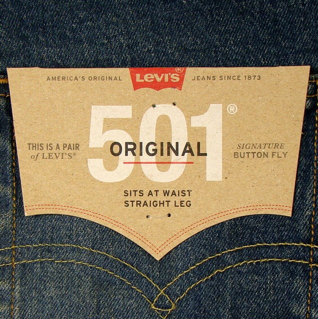 Mens Jeans Blue Size 32x34 501 Original 