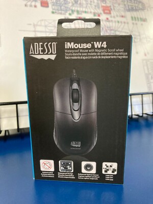 Adesso iMouse W4 - Waterproof Antimicrobial Optical Mouse