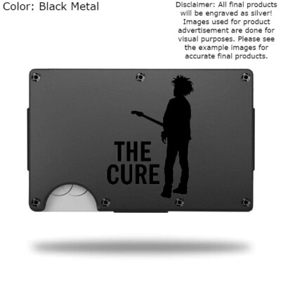 Custom THE CURE Laser Engraved Wallet - Pick A Wallet Color