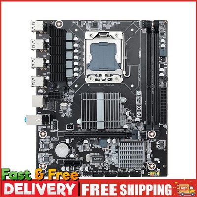 X58 Computer Mainboard SATA 1600MHz Gaming PC Mainboard Support E5640 LGA 1366