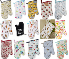 Cook smart Kitchen Single Oven Gloves Various designs & Assorted Colour cotton 