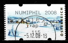 Austria ATM MiNr.   9.9 stemplowane - NUMIPHIL 2008