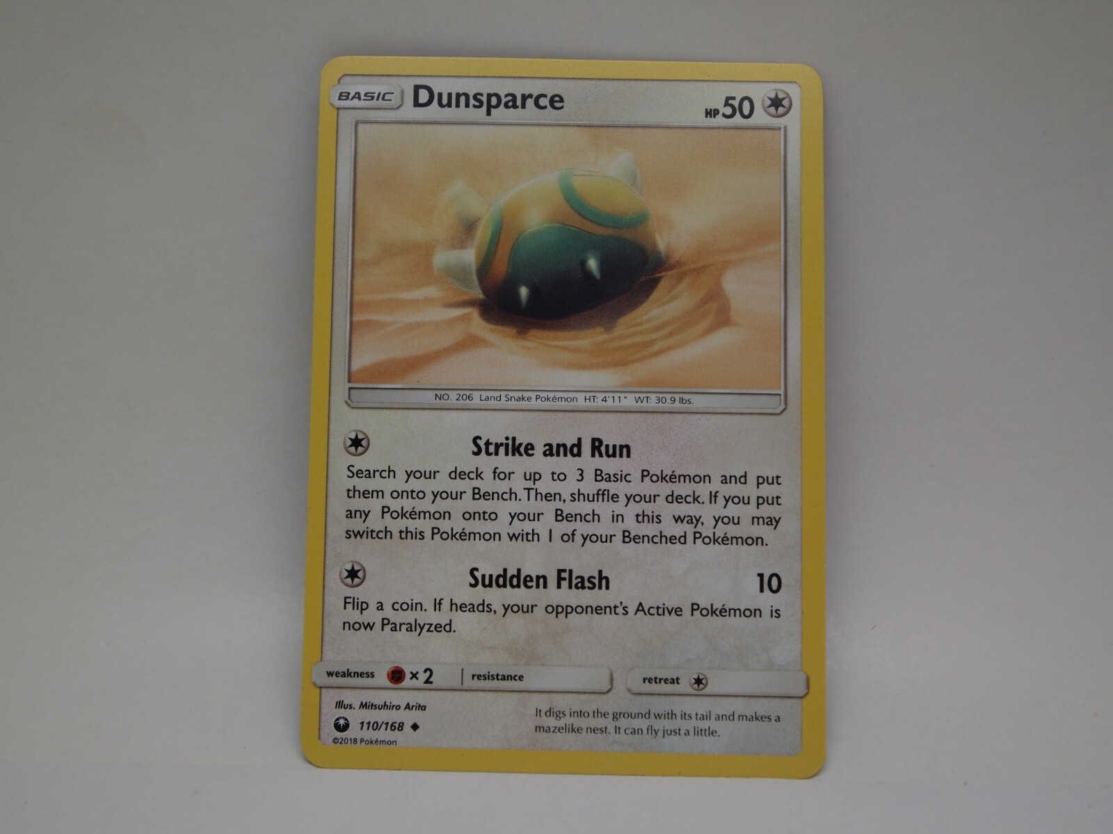 1x (EX) Dunsparce - 110/168 - Uncommon SM Celestial Storm Pokemon