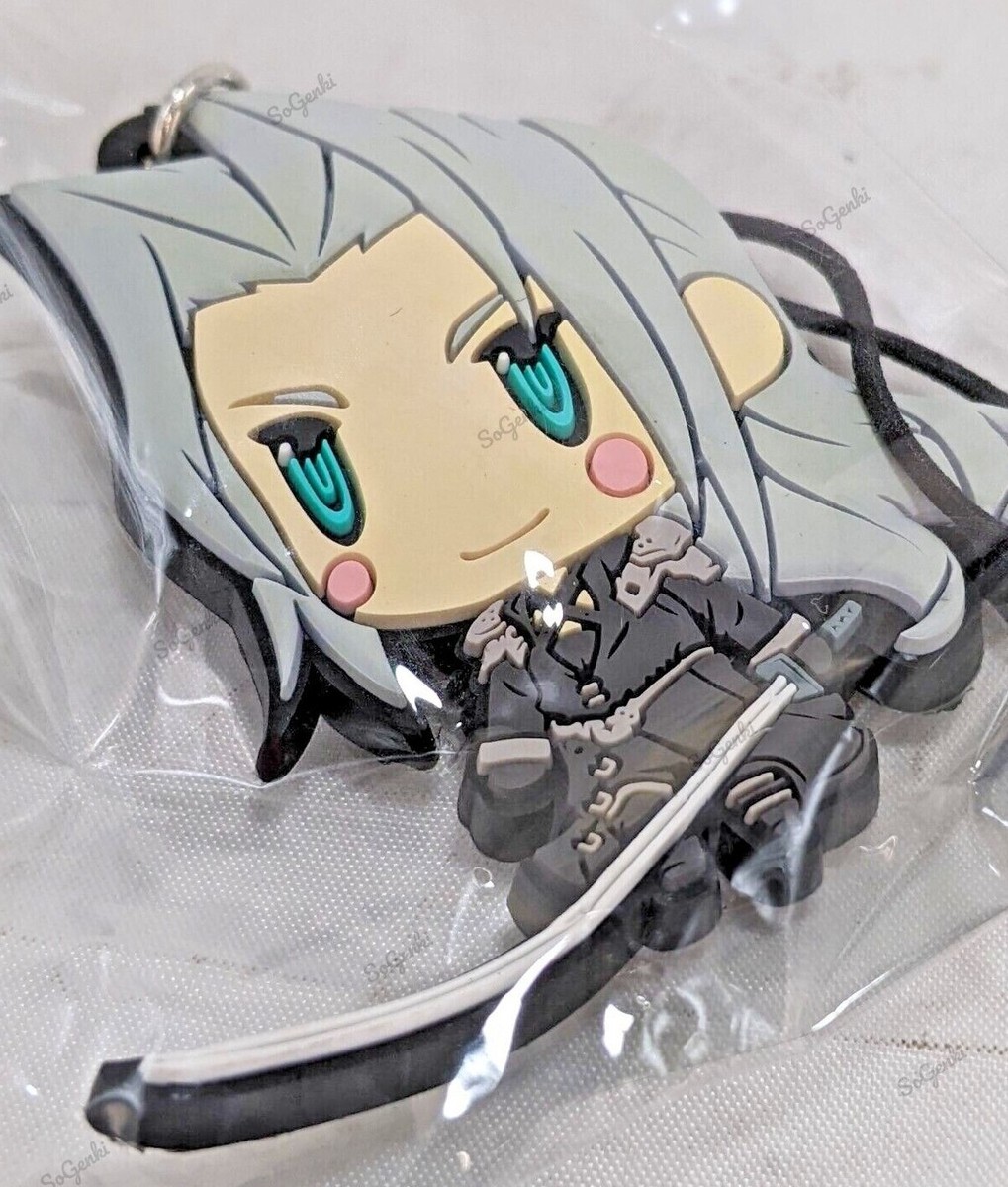 everyone rubber keychain 3色セット Final Fantasy VII Trading Rubber Phone Keychain Strap FFVII