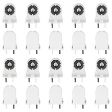 T8 Lamp Holder with Wire,20Pcs Tube Light Socket for LED Fluorescent Replacement
