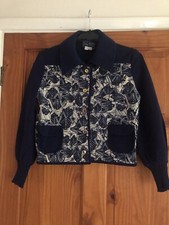 Jersey Masters Size 12, 100% Wool, Vintage 50s/60s, ‘empire Made’ Cardigan Vgc