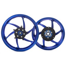 15x3.5 14x4 Blue Front Rear Cast Wheels Rims Set For Yamaha X-max 300 17-25