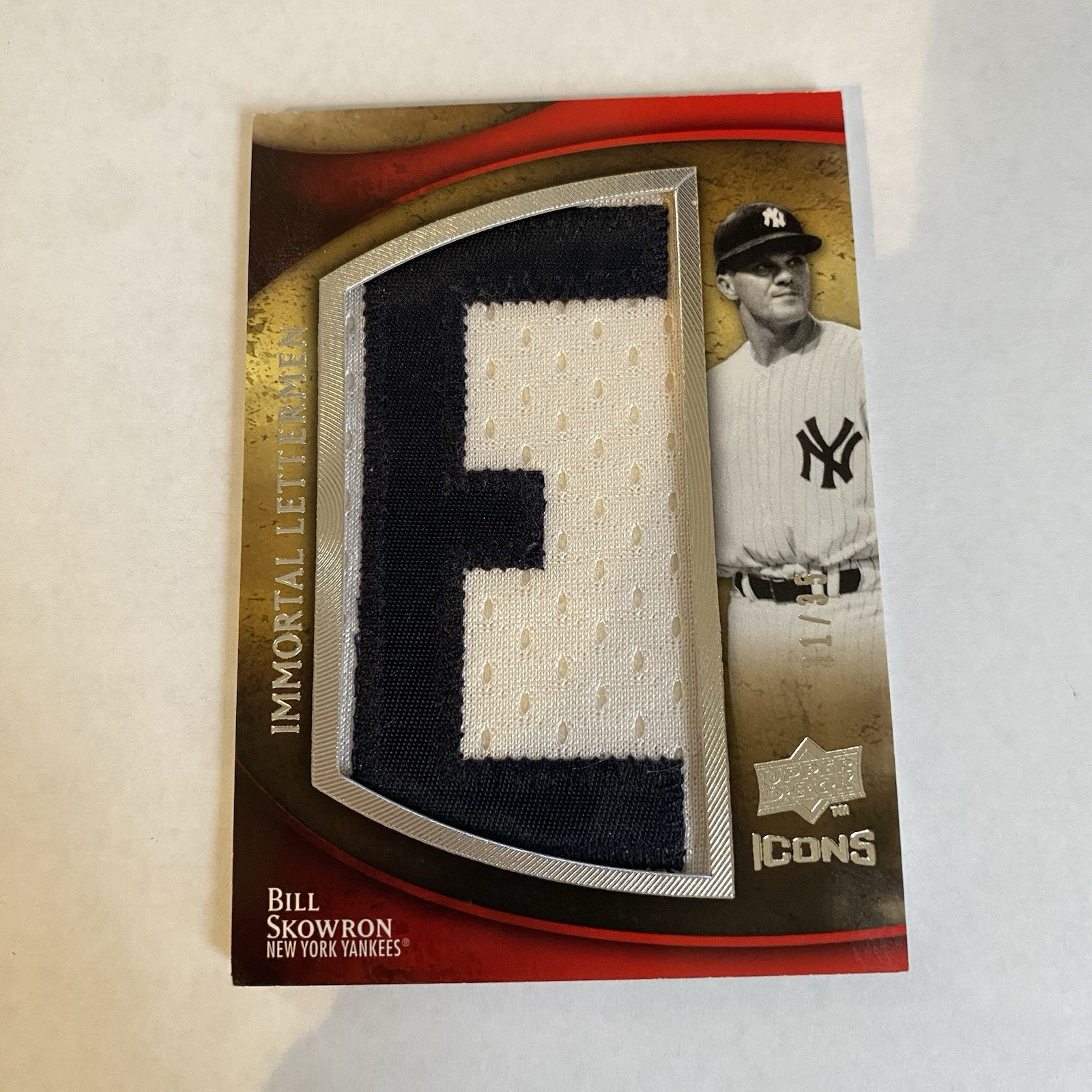 Bill Skowron #IL-BS 2009 Upper Deck Icons Baseball Immortal Lettermen Autographs