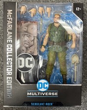 DC Multiverse McFarlane Collector Edition  14 Sergeant Rock Figure New Sealed